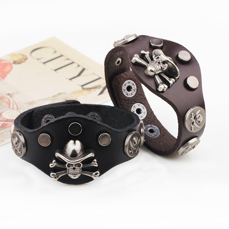 Personalized skull bracelet