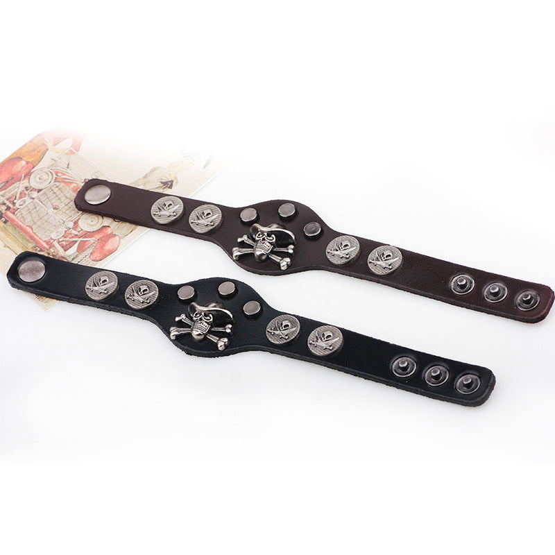 Personalized skull bracelet