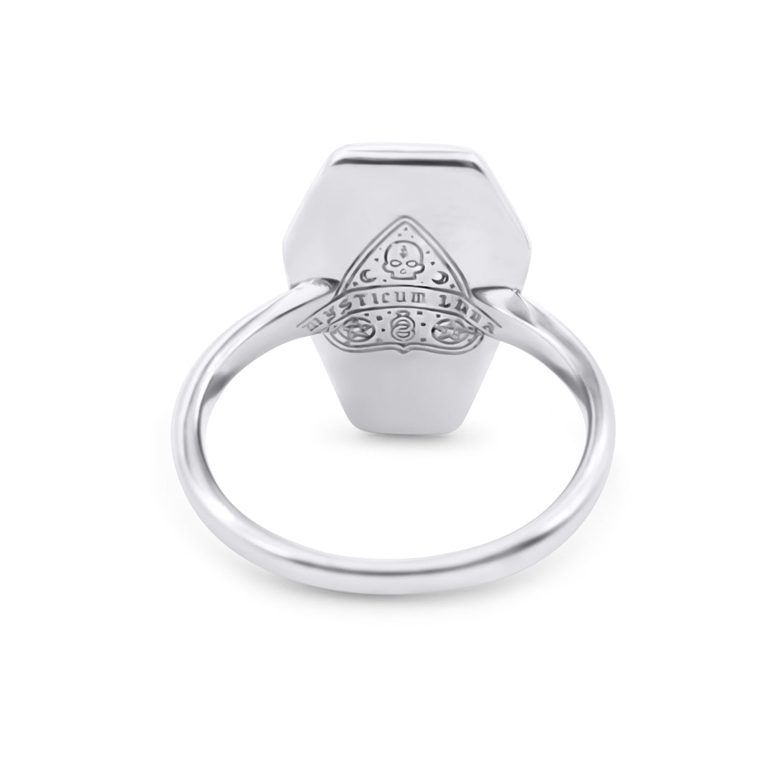 Crypt Black Coffin Ring