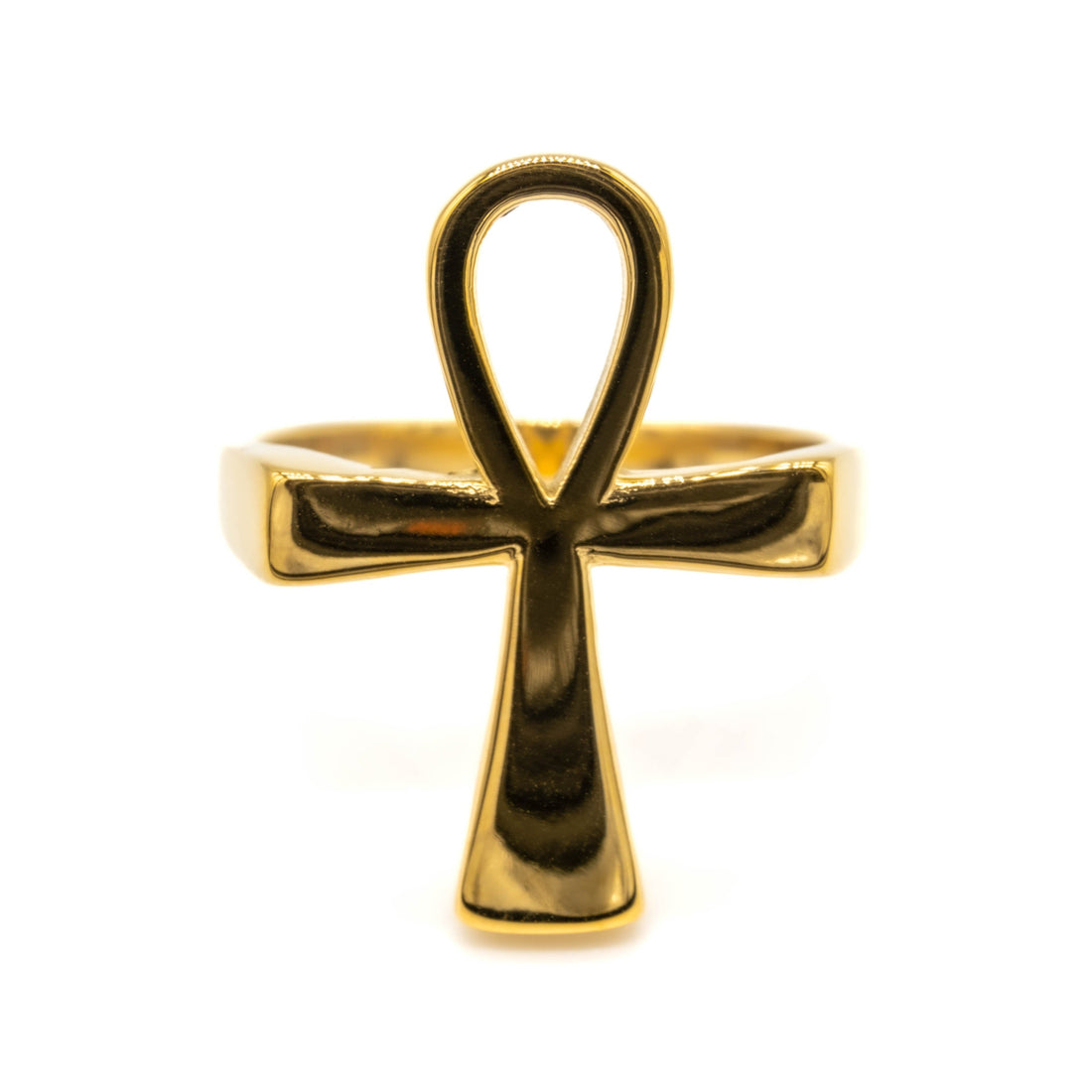 Gold Ankh Ring