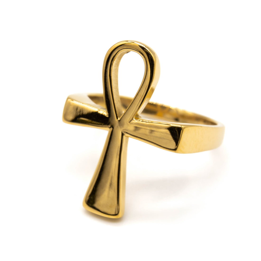 Gold Ankh Ring