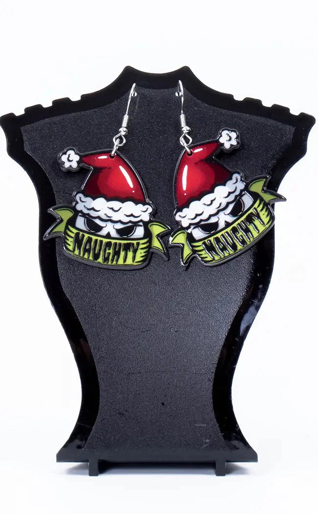 Naughty Christmas Earrings