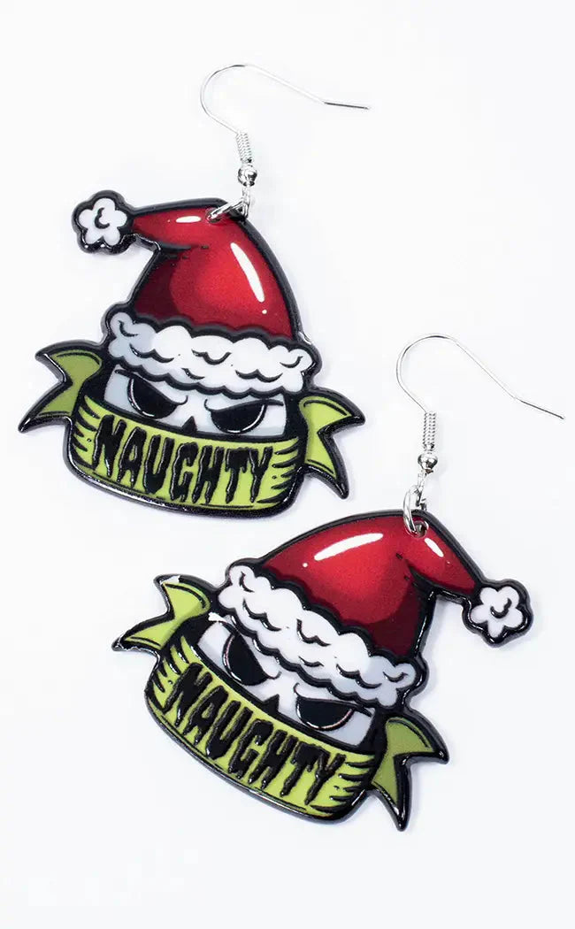 Naughty Christmas Earrings