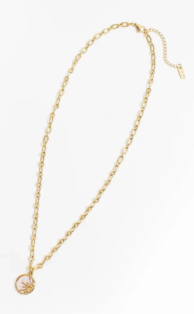 Sun Child Necklace | 18K Gold