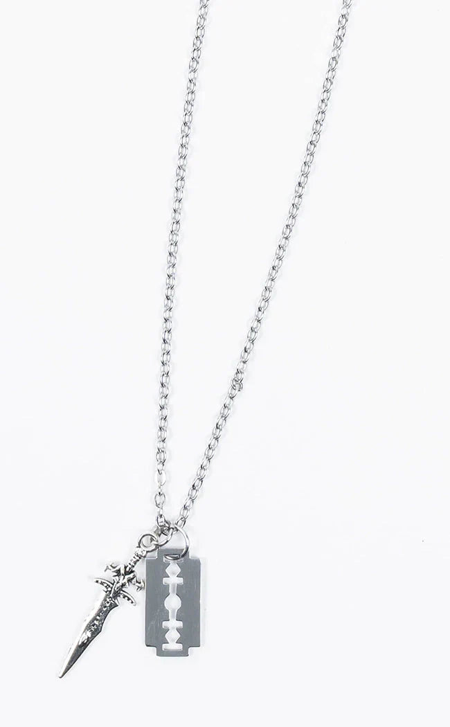 Baph-ame Razor Necklace