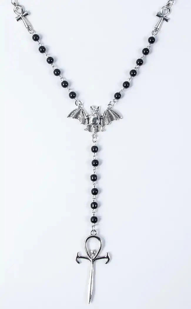 Bloodletting Rosary Necklace