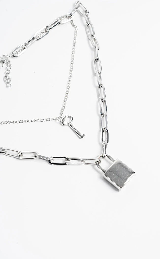 Lock Me Up Necklace Set