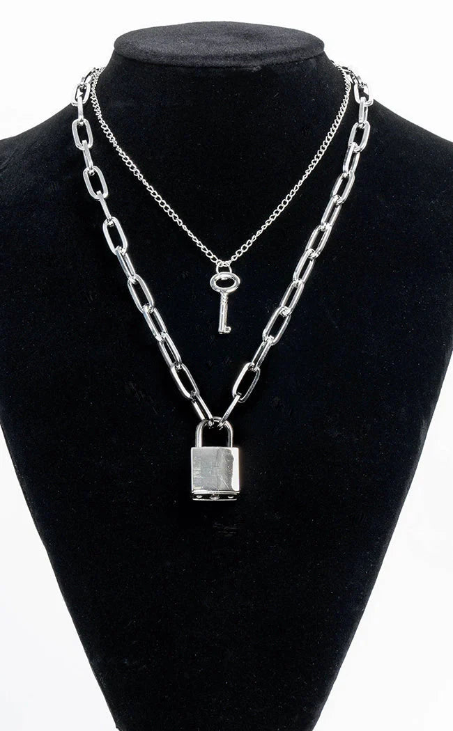 Lock Me Up Necklace Set