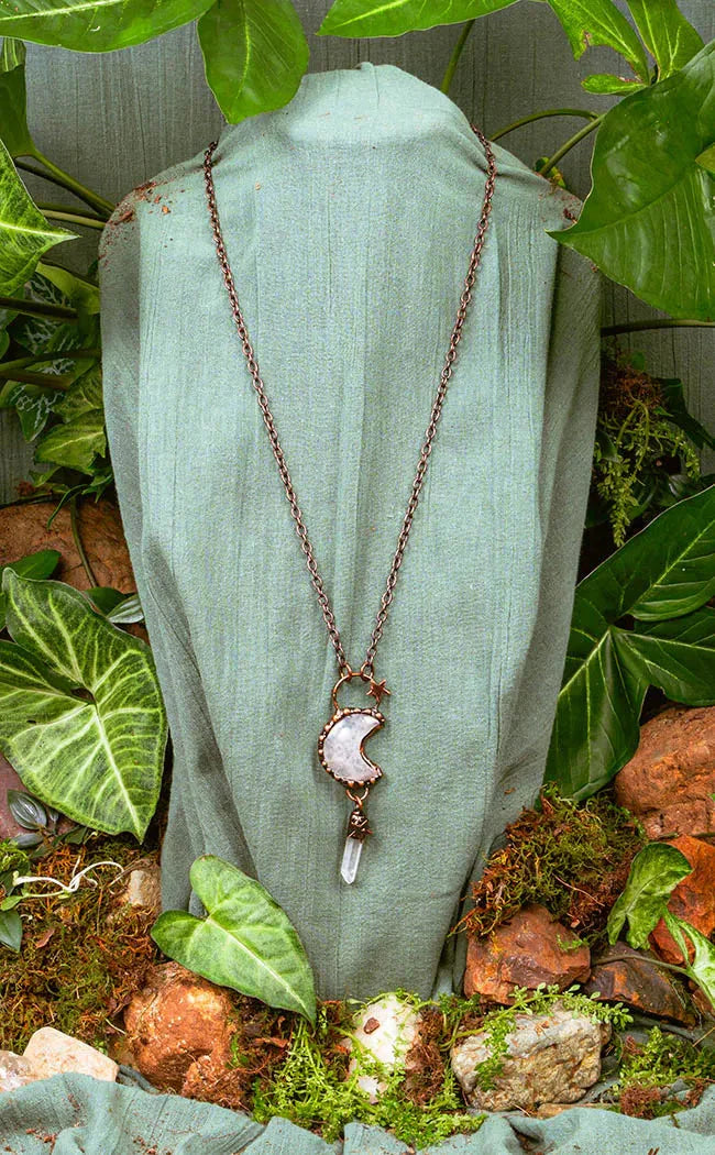 Selene Necklace | Clear Quartz